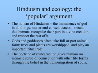 Religion, Culture And Environment