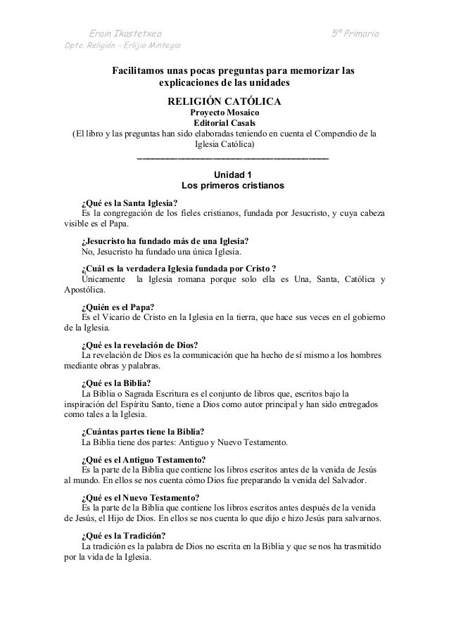 unas preguntas biblicas religion 5 grado unas preguntas biblicas religion 5 grado
