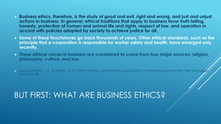 Religion and business ethics | PDF