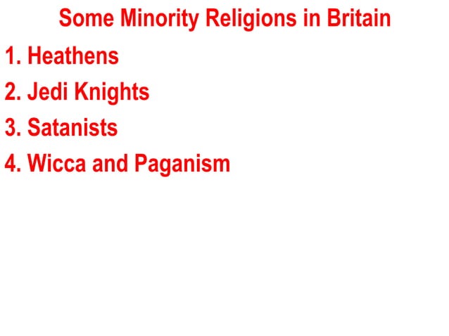 Religion and family life in britain | PPT