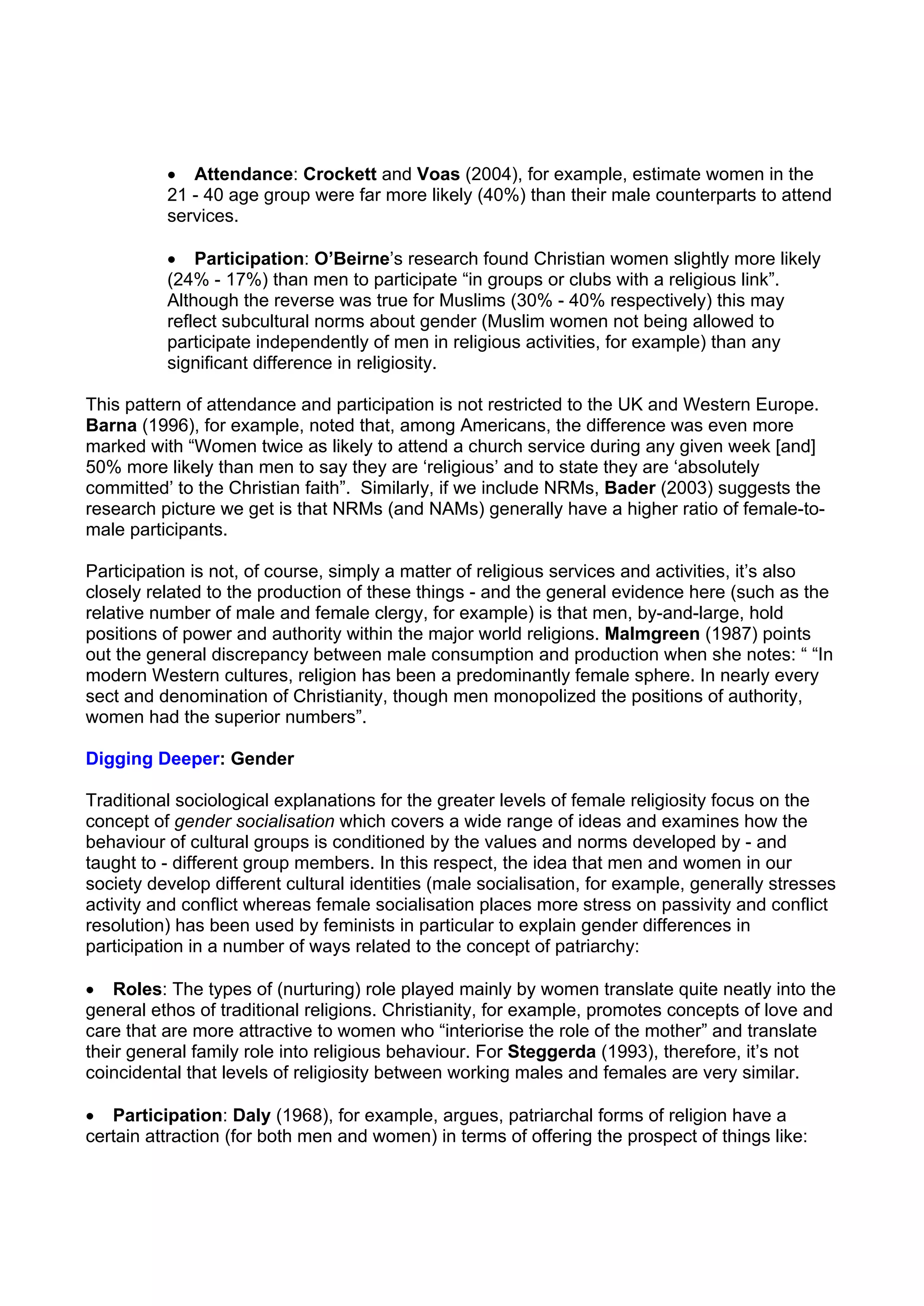 Religion and gender | PDF