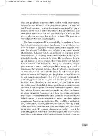 Religion and Global Peace: The Instrumentality of Religion | PDF