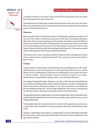 Religion and philosophy in ancient india | PDF