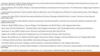 - Johnson, Thomas A. (2012), Power, National Security, and Transformational Global Events: Challenges Confronting America,...