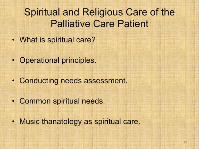 Religion and spirituality in palliative care | PPTX | Spirituality ...