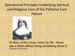 Religion and spirituality in palliative care | PPTX