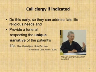Religion and spirituality in palliative care | PPTX