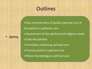 Religion and spirituality in palliative care | PPTX
