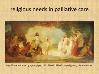 Religion and spirituality in palliative care | PPTX