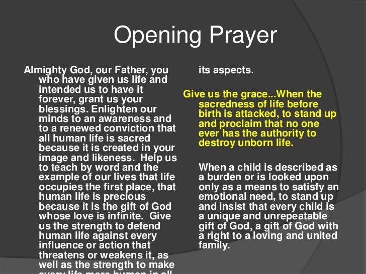Religion cpt prayer service
