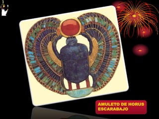 AMULETO DE HORUS
ESCARABAJO
 