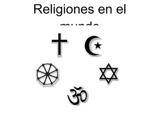Religiones en el mundo 