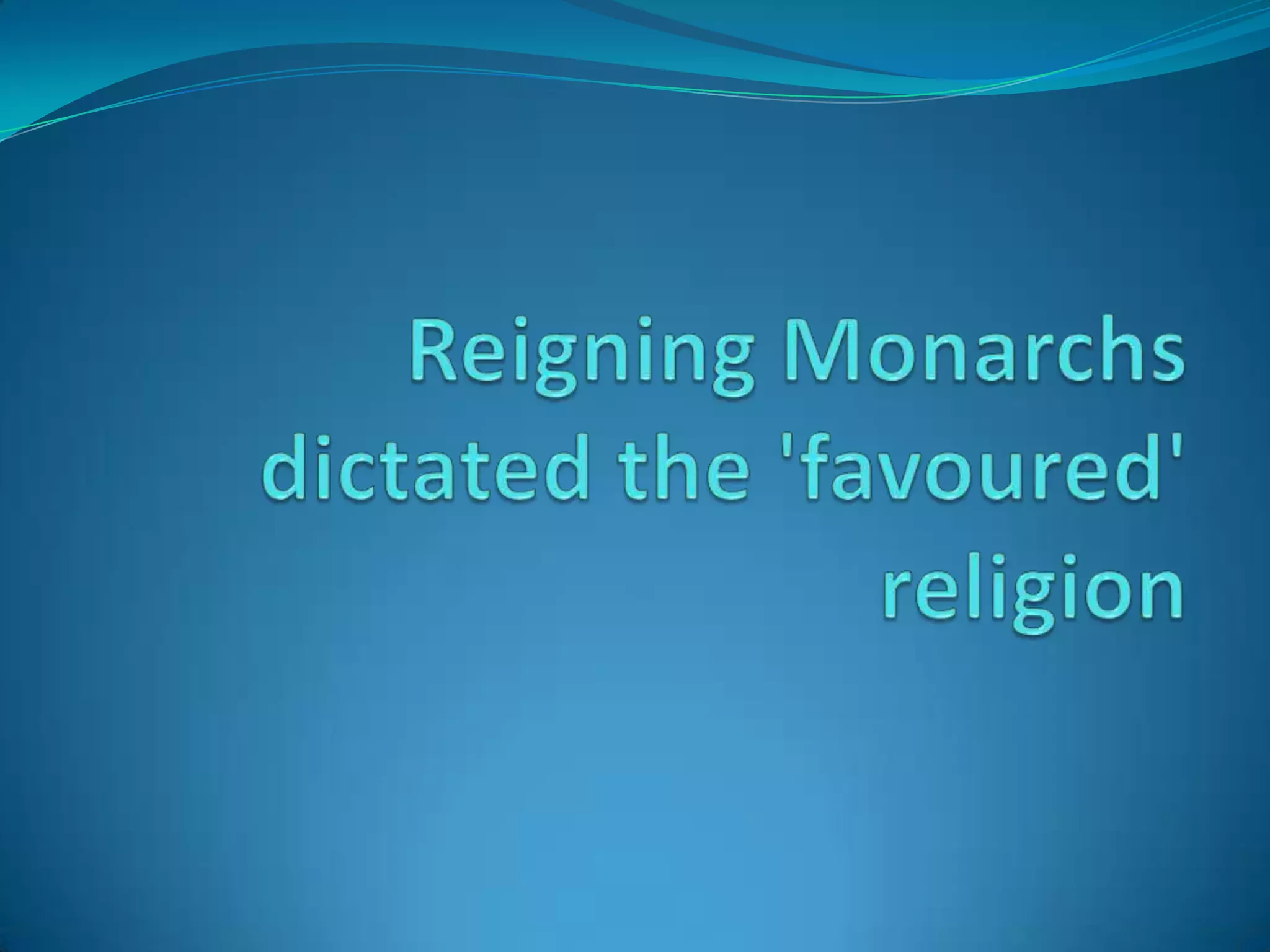 Religion in england | PPTX