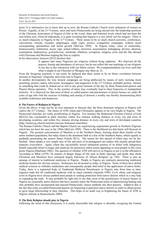 Religion in nigeria from 1900 2013 | PDF