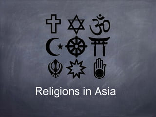 Religions in Asia
 