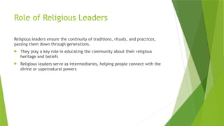 Religious Roles :( Religion promotes social harmony.pptx