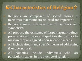 Anthro 181: Social Anthropology of Religion