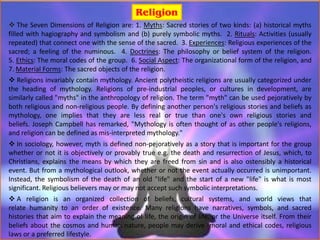 Religion, spirituality & science ppt | PDF
