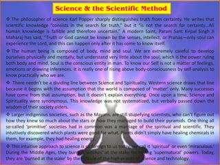  The Science of Para vidya teaches us how the spirit is to be liberated from the bondage of mind
and matter, to come in c...