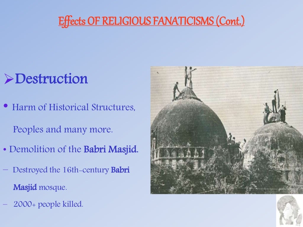 Religious fanaticisms