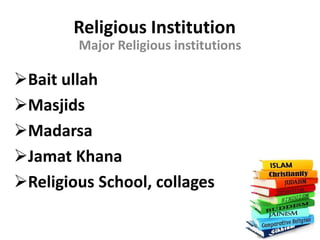Religious institution  chp 20
