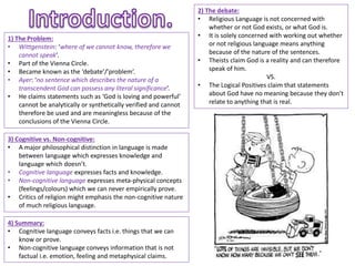 Religious language | PPTX