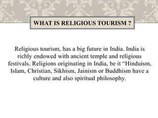thesis about religious tourism