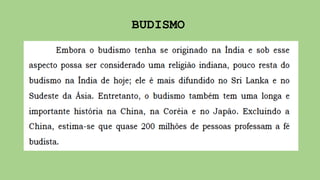 BUDISMO
 