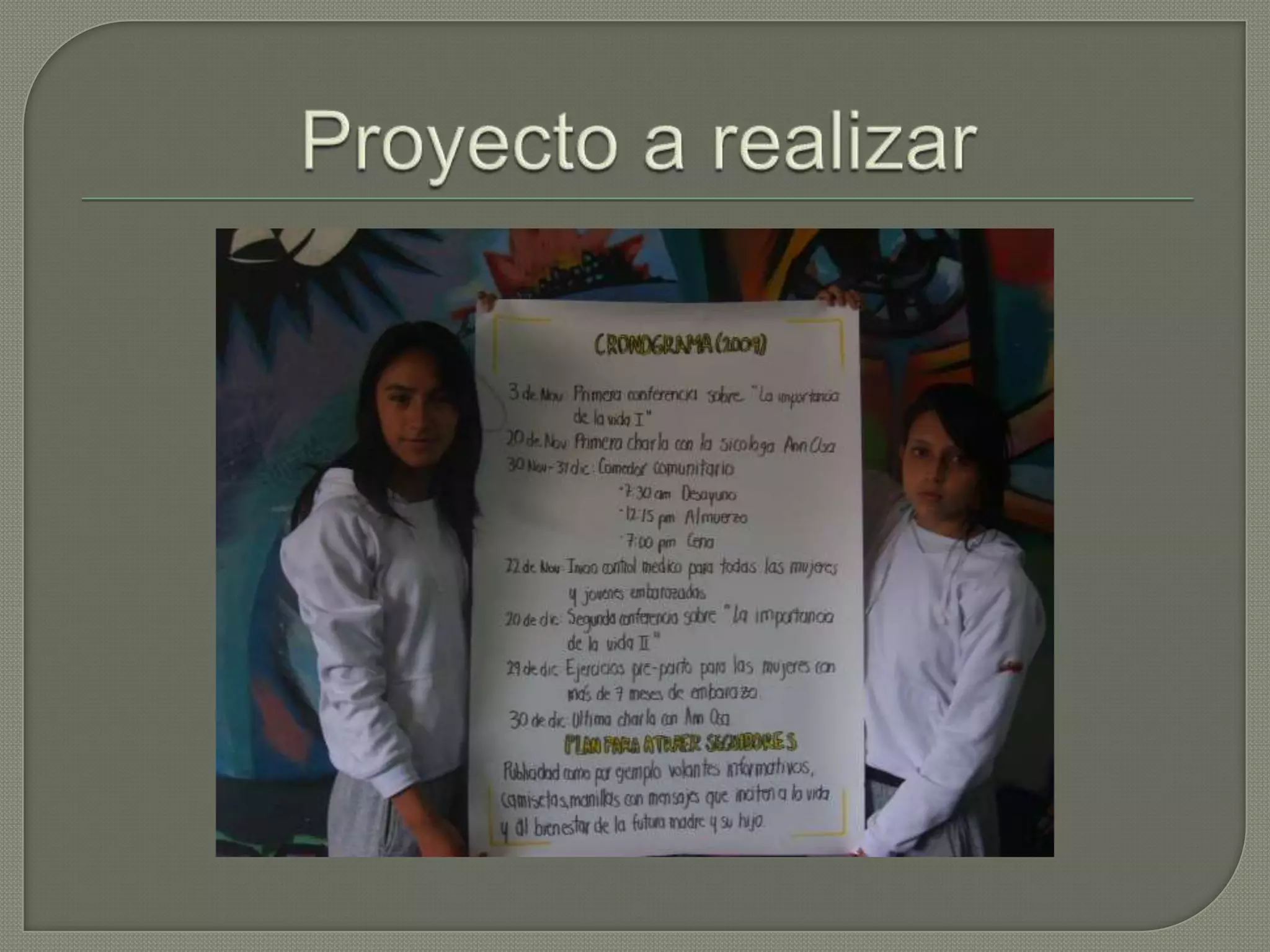 Proyecto a realizar