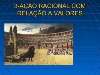 3-AÇÃO RACIONAL COM
 RELAÇÃO A VALORES
 