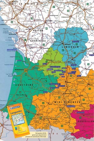 De kaarten LOCAL
                 geven per departement
      preciese en toeristische informatie.
126
 
