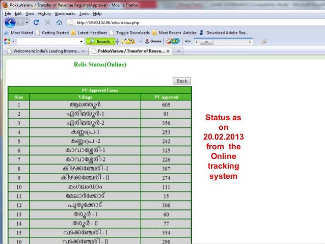 Re lis project for online pokkuvaravu