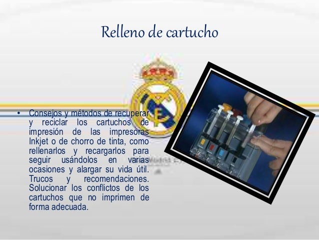 Relleno de cartucho