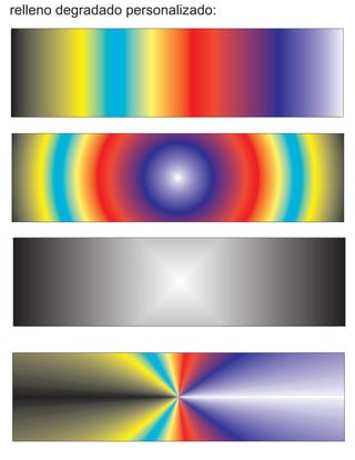 relleno degradado personalizado:
