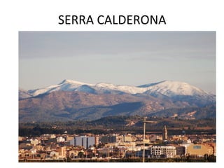SERRA CALDERONA
 