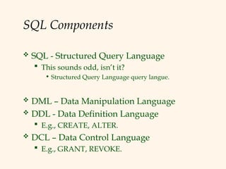 relational model design to view all level | PPT