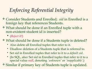 relational model design to view all level | PPT