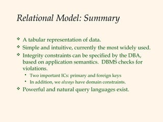 relational model design to view all level | PPT