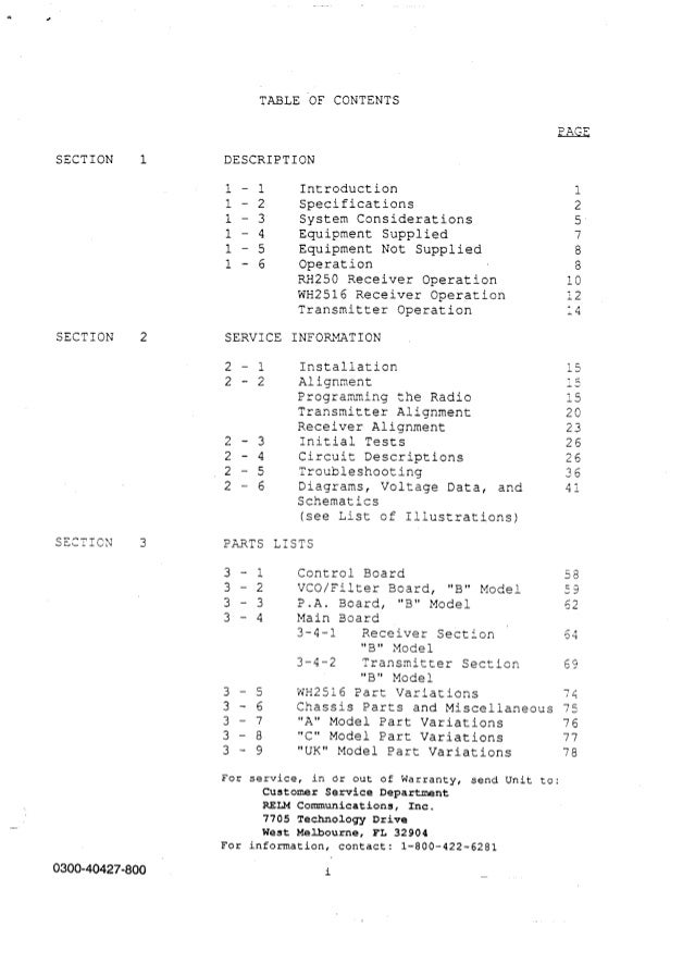 relm rh256 radio manual