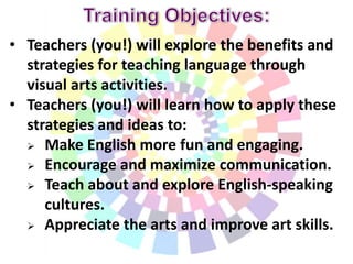 [RELO] Teaching Language and Culture Through the Visual Arts | PPTX