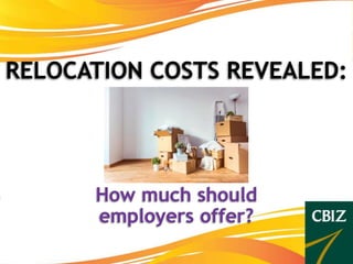 RELOCATION COSTS REVEALED:
 
