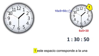 1 este espacio corresponde a la una
 