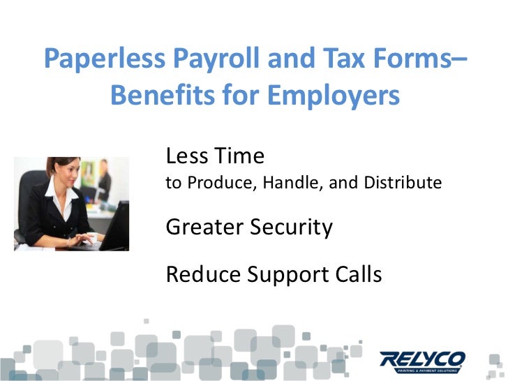 paperless tax in Payroll Going Paperless