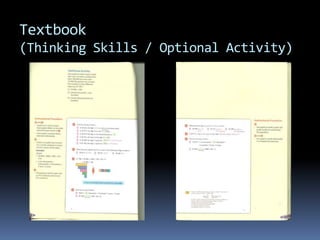 Textbook
(Thinking Skills / Optional Activity)
