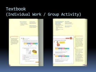 Textbook
(Individual Work / Group Activity)