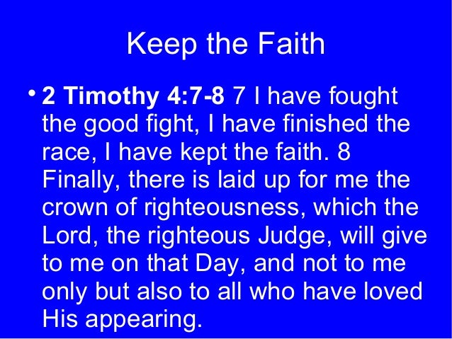 Remain Faithful