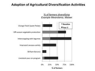 Adoption of Agricultural Diversification Activities


                      % of farmers diversifying
                    ...