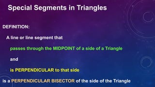 Comprehensive Guide to Special Segments in Triangles: Medians ...
