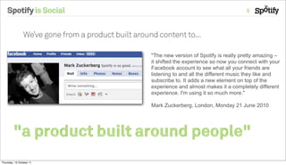 A Spotify Presentation - Case studies
