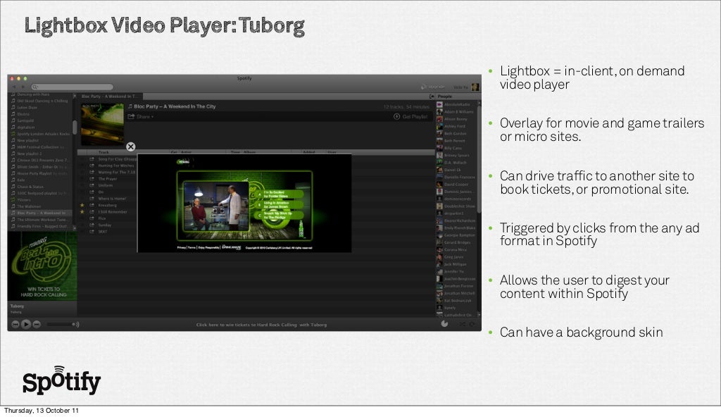 A Spotify Presentation - Case studies